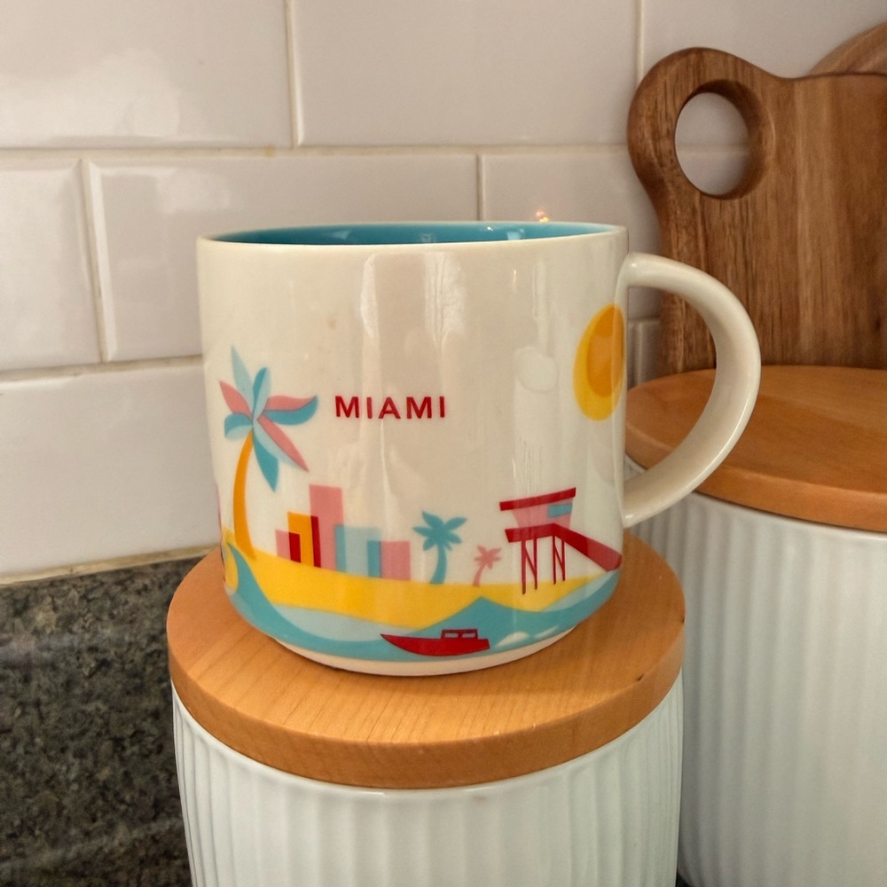 Starbucks Miami Mug with Blue Interior